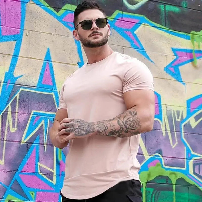 Men’s Athleisure Workout T-Shirt