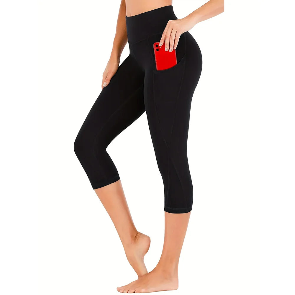 Women’s Capri Leggings with Pockets