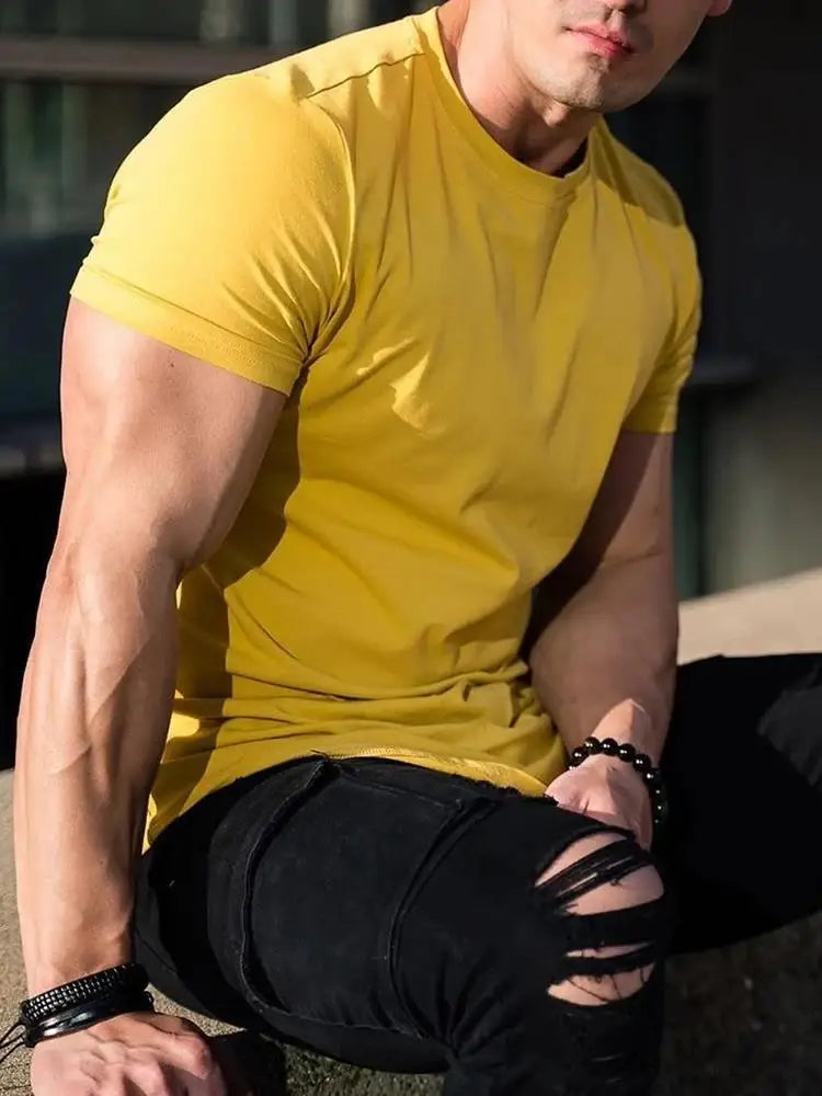 Men’s Athleisure Workout T-Shirt